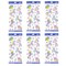 Multipack of 6 - Sticko Themed Stickers - Origami Unicorn, 21pcs